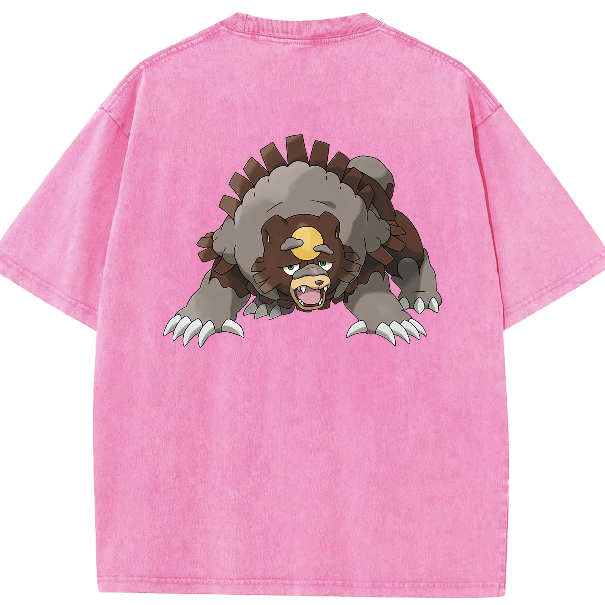 （画像用） ポケットモンスター Pokémon 綿100% ヴィンテージ風 半袖Tシャツ（背面プリント）